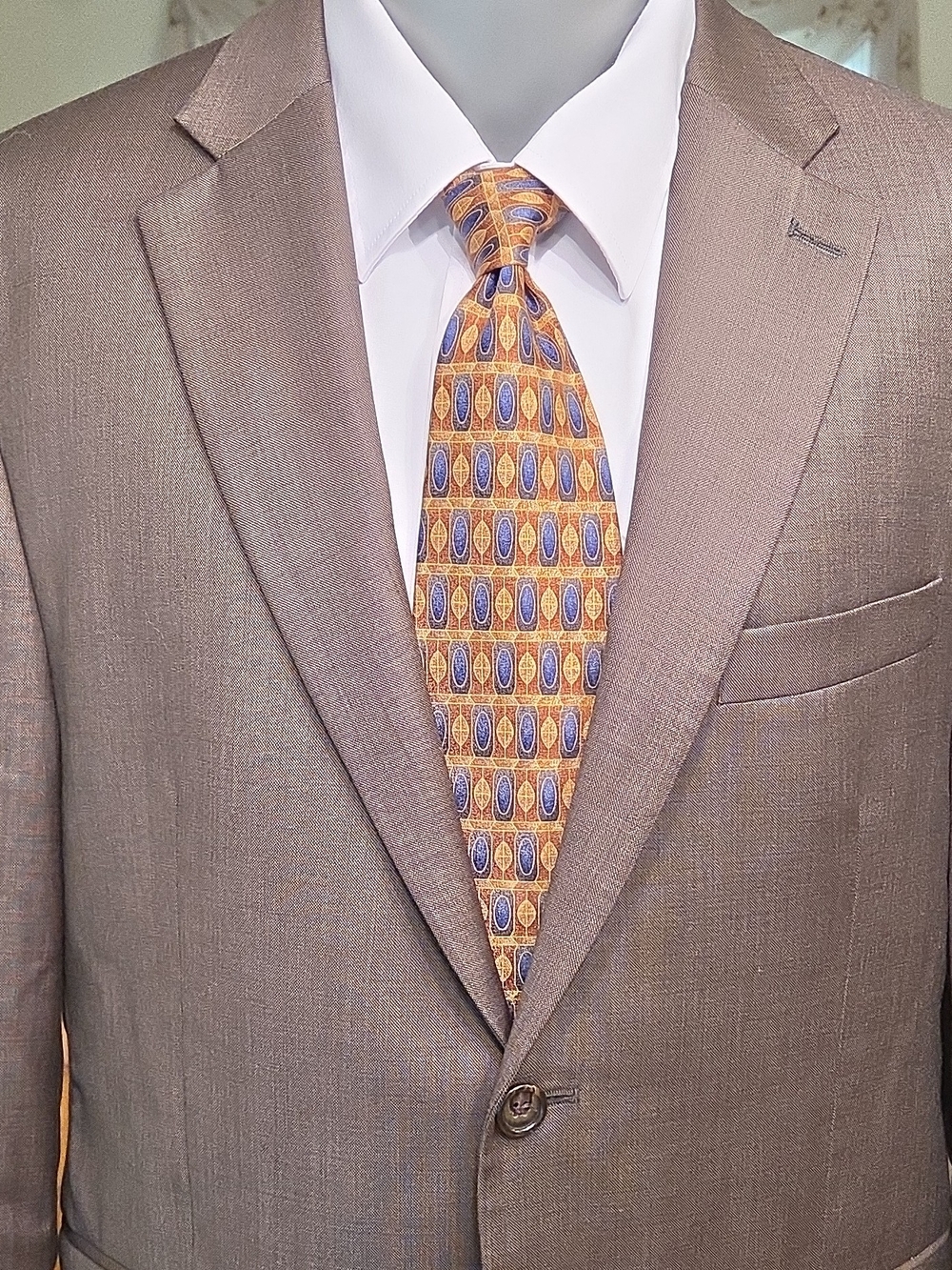 Ralph Lauren Brown Suit Jacket Size 44S